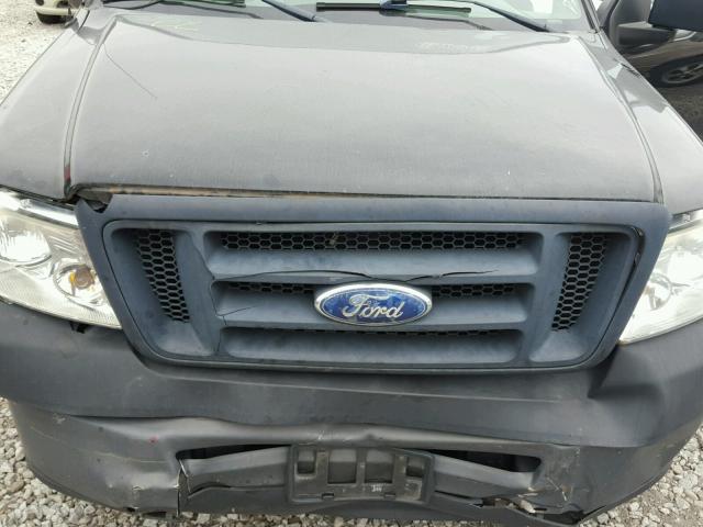 1FTRF12258KD36009 - 2008 FORD F150 BLACK photo 7