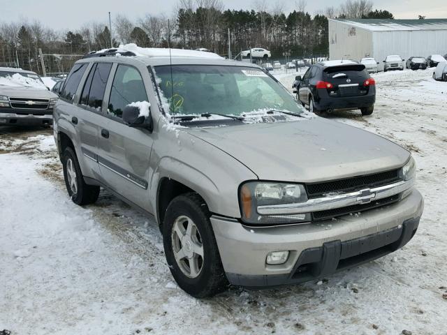 1GNDT13S622436491 - 2002 CHEVROLET TRAILBLAZE BEIGE photo 1