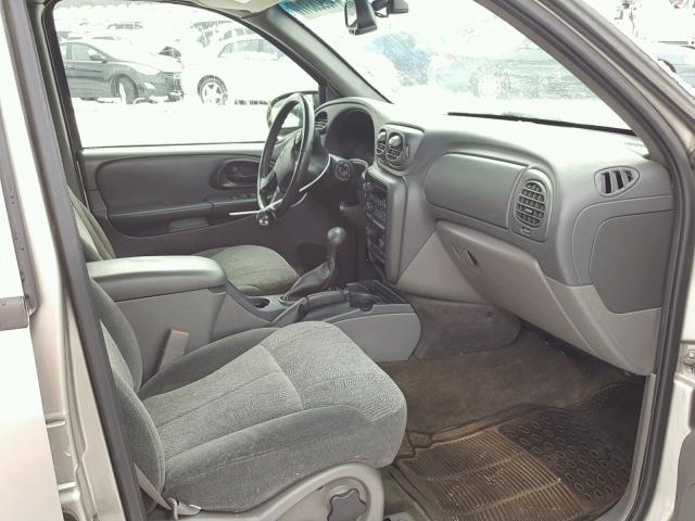 1GNDT13S622436491 - 2002 CHEVROLET TRAILBLAZE BEIGE photo 5