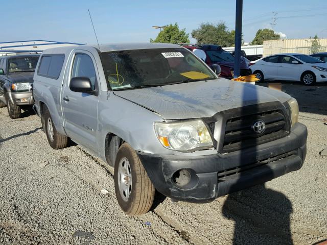 5TENX22N17Z364959 - 2007 TOYOTA TACOMA SILVER photo 1