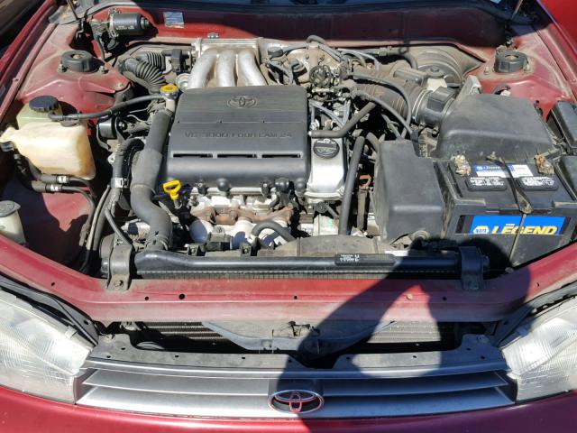 JT2GK13E0R0029042 - 1994 TOYOTA CAMRY XLE RED photo 7