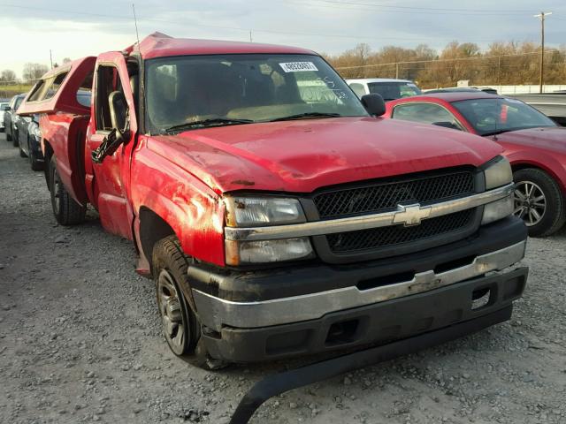 1GCEK19Z85Z198143 - 2005 CHEVROLET SILVERADO RED photo 1