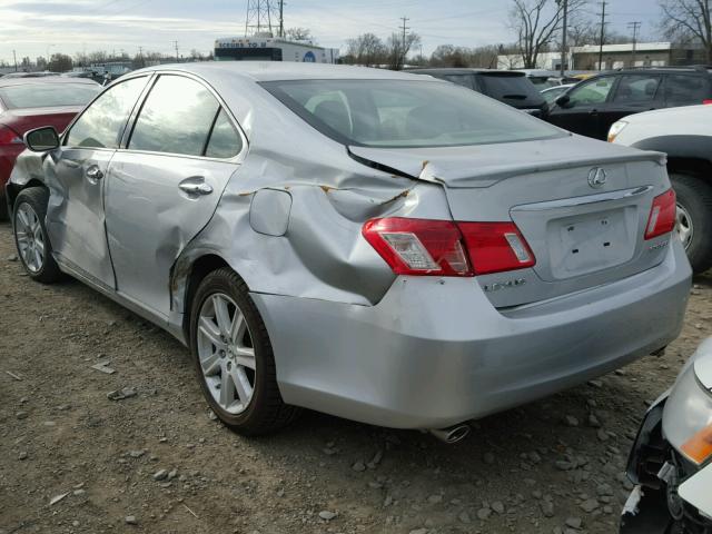 JTHBJ46G682184263 - 2008 LEXUS ES 350 SILVER photo 3