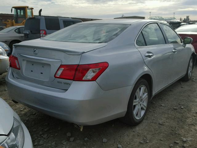 JTHBJ46G682184263 - 2008 LEXUS ES 350 SILVER photo 4