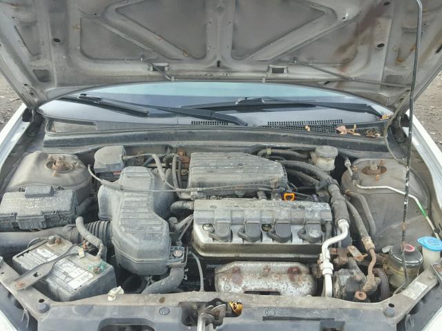 2HGES16575H551796 - 2005 HONDA CIVIC LX SILVER photo 7