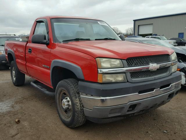 1GCHK24U33E350459 - 2003 CHEVROLET SILVERADO RED photo 1