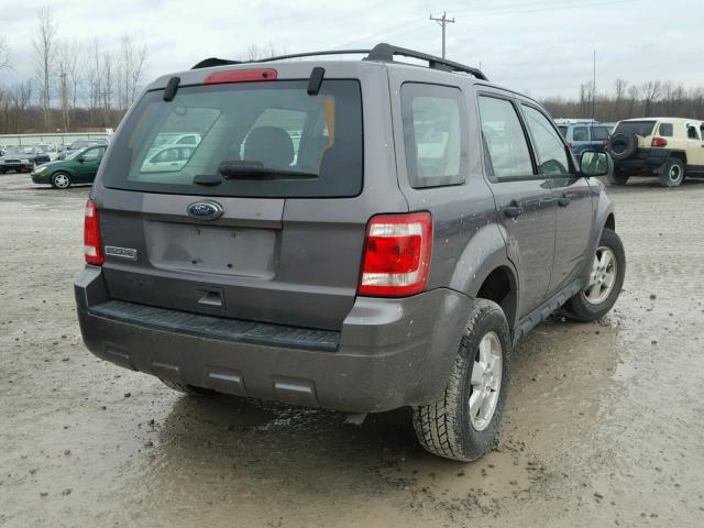 1FMCU0C72BKC58792 - 2011 FORD ESCAPE XLS GRAY photo 4