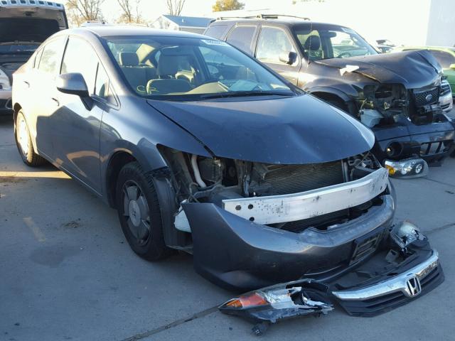 2HGFB2F60CH556287 - 2012 HONDA CIVIC HF GRAY photo 1