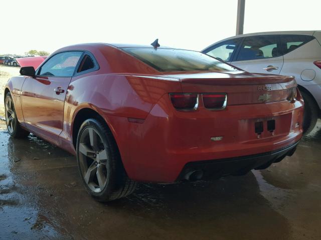 2G1FT1EW5A9219394 - 2010 CHEVROLET CAMARO SS ORANGE photo 3