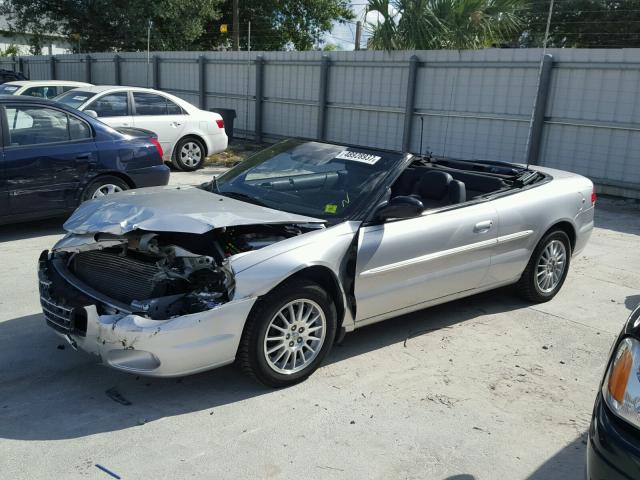 1C3EL55R54N337066 - 2004 CHRYSLER SEBRING LX SILVER photo 9