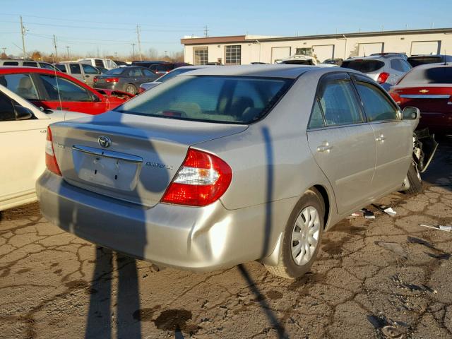 4T1BE32K04U928847 - 2004 TOYOTA CAMRY LE SILVER photo 4