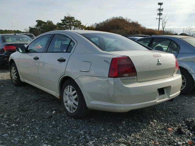 4A3AB26FX4E124966 - 2004 MITSUBISHI GALANT DE WHITE photo 3