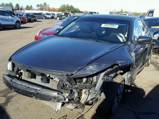 1HGCS1A77CA010842 - 2012 HONDA ACCORD EX GRAY photo 2