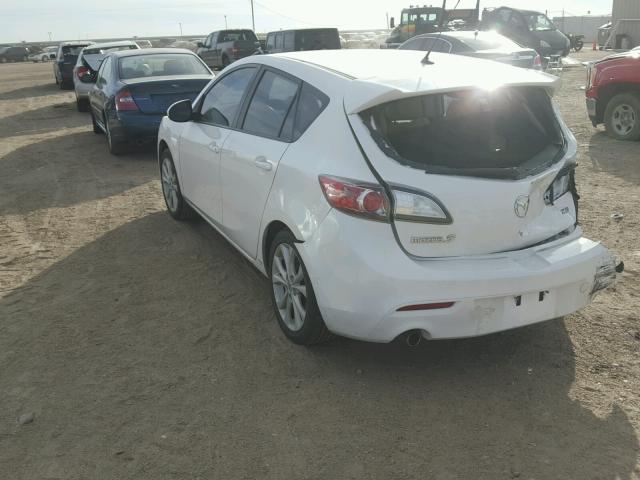 JM1BL1K55B1361249 - 2011 MAZDA 3 S WHITE photo 3