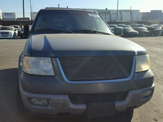 1FMEU17L63LA06240 - 2003 FORD EXPEDITION GREEN photo 9