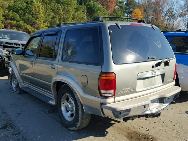 1FMDU74E11ZA54758 - 2001 FORD EXPLORER E BEIGE photo 3