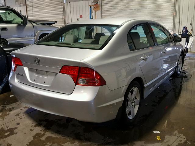 1HGFA16838L019339 - 2008 HONDA CIVIC EX ვერცხლისფერი ფოტო 4
