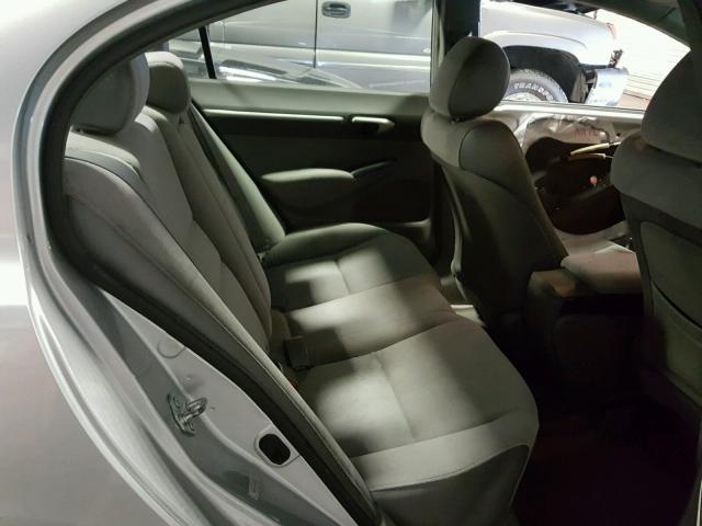 1HGFA16838L019339 - 2008 HONDA CIVIC EX ვერცხლისფერი ფოტო 6