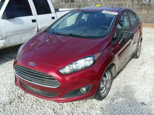 3FADP4BJXFM105974 - 2015 FORD FIESTA SE RED photo 2