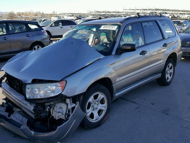 JF1SG63667H705121 - 2007 SUBARU FORESTER 2 SILVER photo 2