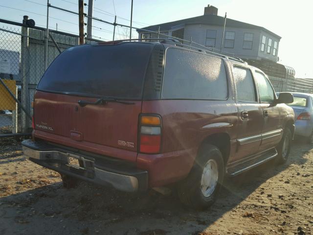 1GKFK16T54J180608 - 2004 GMC YUKON XL K RED photo 4