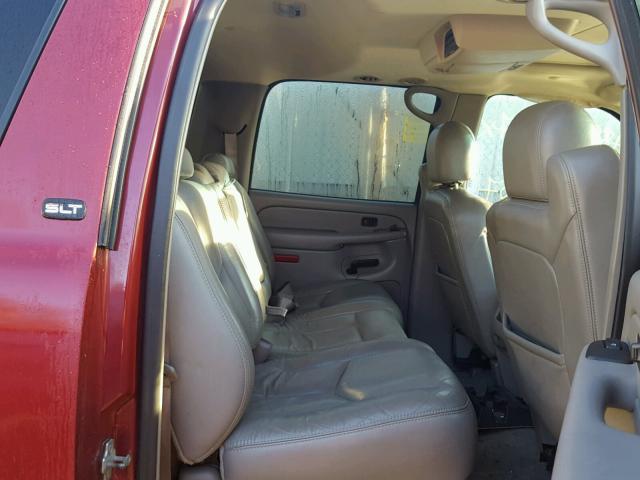 1GKFK16T54J180608 - 2004 GMC YUKON XL K RED photo 6