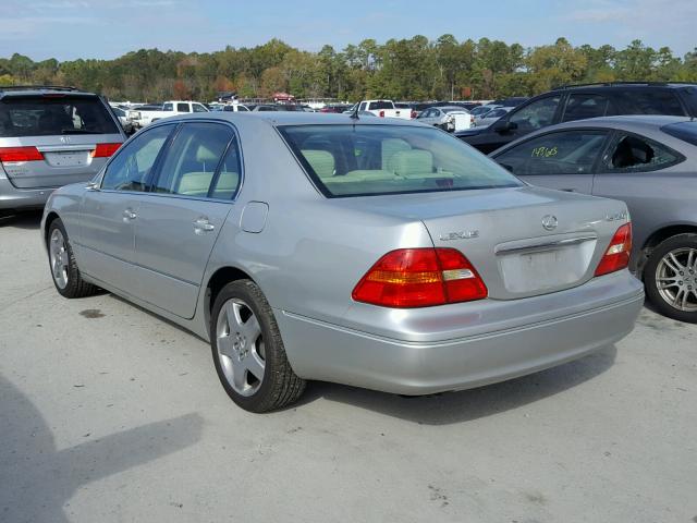 JTHBN30F120086775 - 2002 LEXUS LS 430 SILVER photo 3