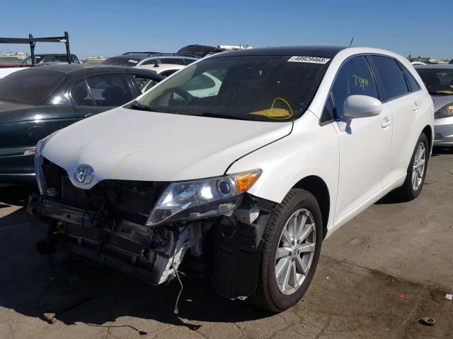 4T3ZA3BB6BU038870 - 2011 TOYOTA VENZA BASE WHITE photo 2