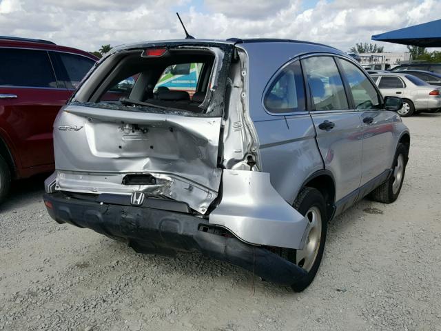 3CZRE38389G700330 - 2009 HONDA CR-V LX SILVER photo 4