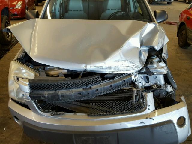 2CNDL73F756148478 - 2005 CHEVROLET EQUINOX LT SILVER photo 7