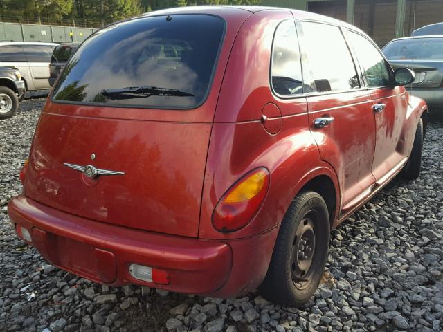 3C4FY48B44T271328 - 2004 CHRYSLER PT CRUISER RED photo 4