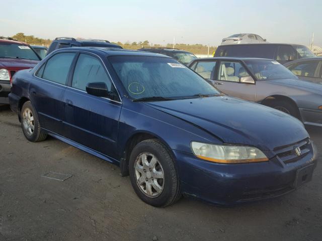 1HGCG668X2A115311 - 2002 HONDA ACCORD EX BLUE photo 1