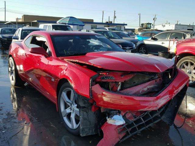 2G1FS1EW2A9208646 - 2010 CHEVROLET CAMARO SS RED photo 1