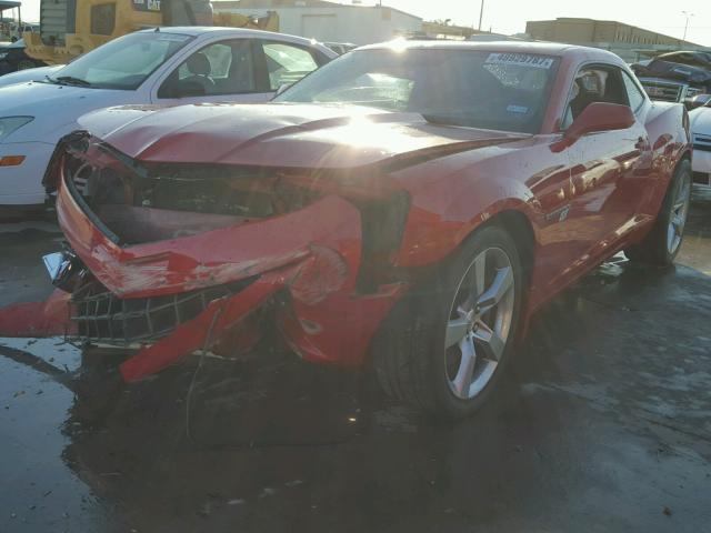 2G1FS1EW2A9208646 - 2010 CHEVROLET CAMARO SS RED photo 2