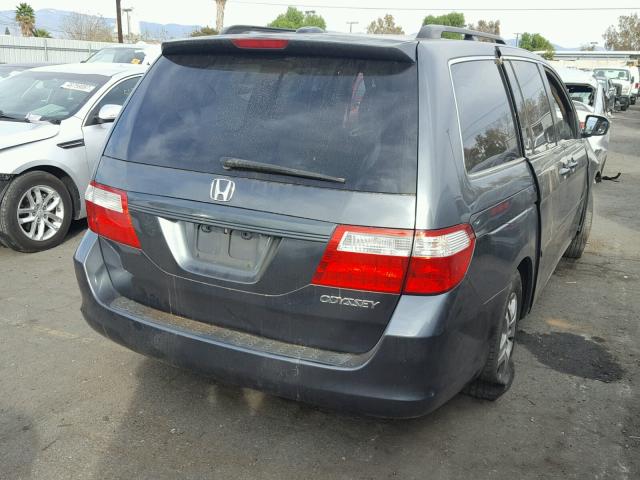 5FNRL38755B014227 - 2005 HONDA ODYSSEY EX GREEN photo 4