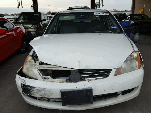 JA3AJ26E16U070686 - 2006 MITSUBISHI LANCER ES WHITE photo 9