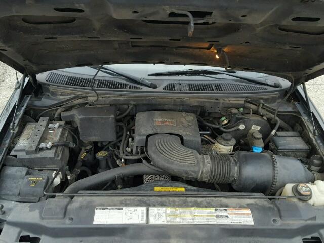 1FTEX17L7VNC54189 - 1997 FORD F150 BLACK photo 7