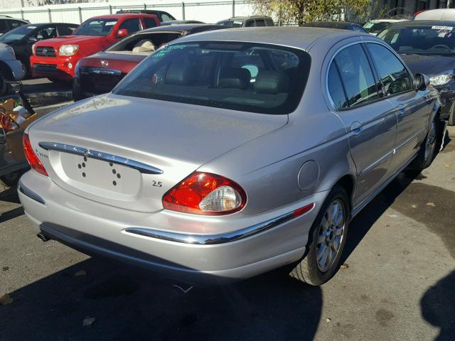 SAJEA51D73XC87290 - 2003 JAGUAR X-TYPE 2.5 SILVER photo 4