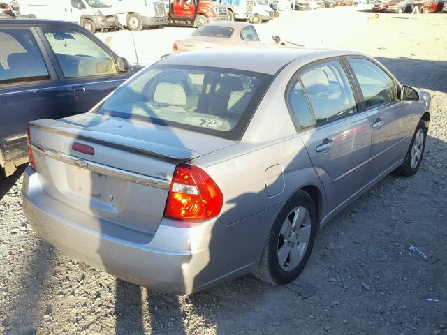 1G1ZT53866F141621 - 2006 CHEVROLET MALIBU LT SILVER photo 4