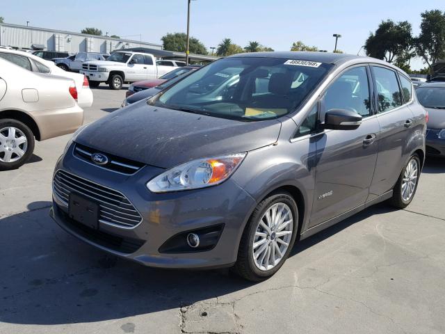 1FADP5BU5DL556941 - 2013 FORD C-MAX SEL CHARCOAL photo 2