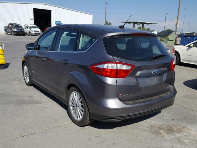 1FADP5BU5DL556941 - 2013 FORD C-MAX SEL CHARCOAL photo 3