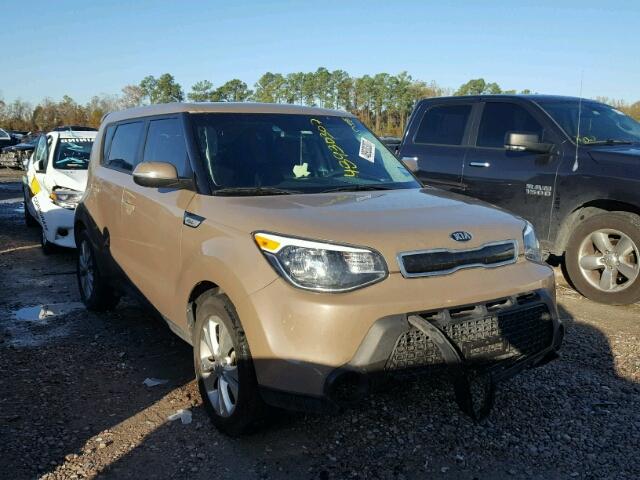 KNDJP3A57E7028534 - 2014 KIA SOUL + BROWN photo 1