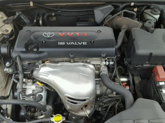 4T1BE32K82U015847 - 2002 TOYOTA CAMRY LE 金色 照片 7