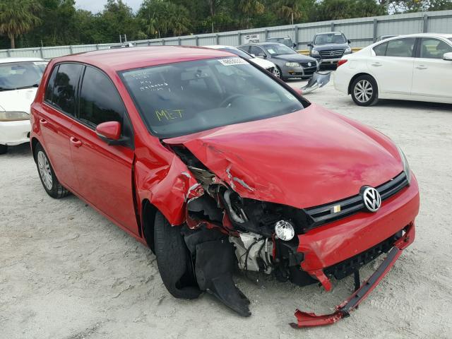 WVWDB7AJ7DW119386 - 2013 VOLKSWAGEN GOLF RED photo 1