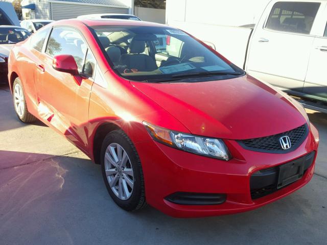 2HGFG3B82CH528151 - 2012 HONDA CIVIC EX RED photo 1