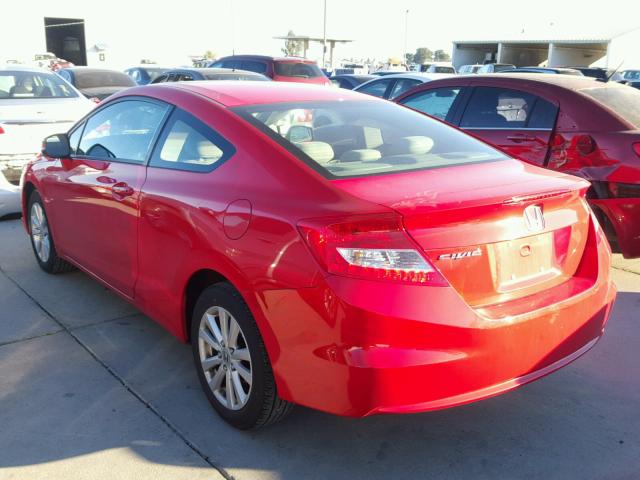 2HGFG3B82CH528151 - 2012 HONDA CIVIC EX RED photo 3