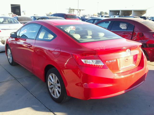 2HGFG3B82CH528151 - 2012 HONDA CIVIC EX RED photo 3