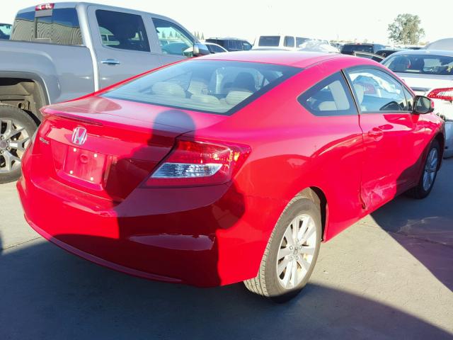 2HGFG3B82CH528151 - 2012 HONDA CIVIC EX RED photo 4