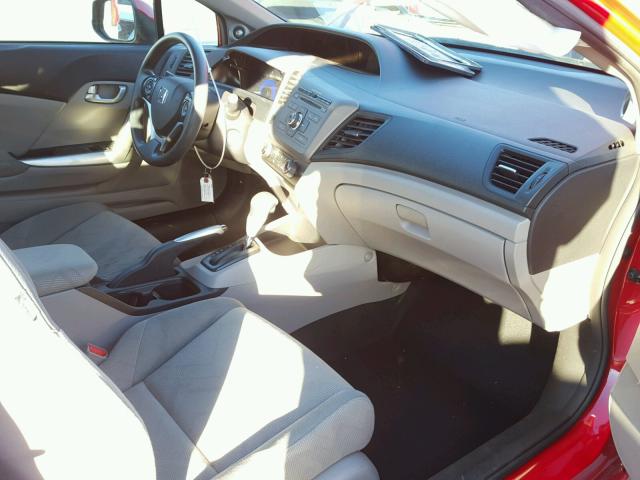 2HGFG3B82CH528151 - 2012 HONDA CIVIC EX RED photo 5