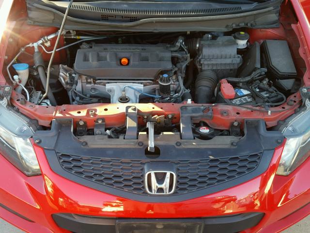 2HGFG3B82CH528151 - 2012 HONDA CIVIC EX RED photo 7